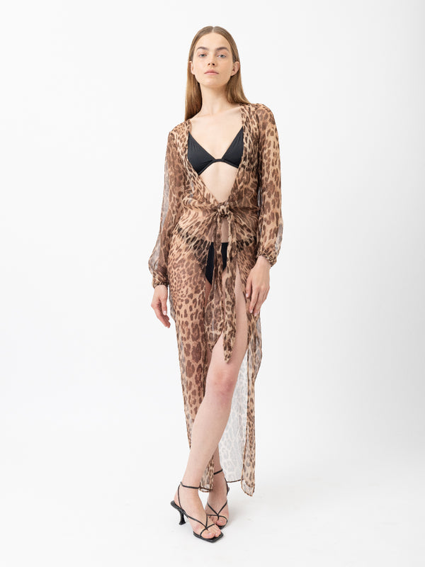 Liv | Silk Leopard